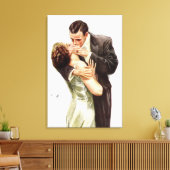 ハリソン・フィッシャー：キス キャンバスプリント (インサイチュ (リビング))