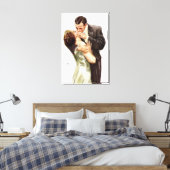 ハリソン・フィッシャー：キス キャンバスプリント (インサイチュ (寝室))
