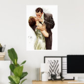 ハリソン・フィッシャー:キス ポスター (ホームオフィス)