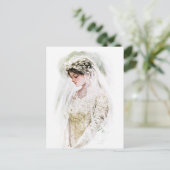 ハリソン・フィッシャー：花嫁 ポストカード (スタンド正面)