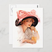 ハリソン・フィッシャー：軽食 ポストカード (正面/裏面)