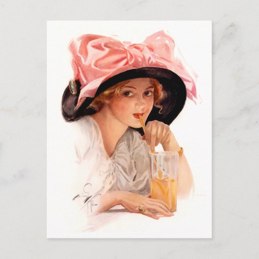 ハリソン・フィッシャー：軽食 ポストカード (正面)