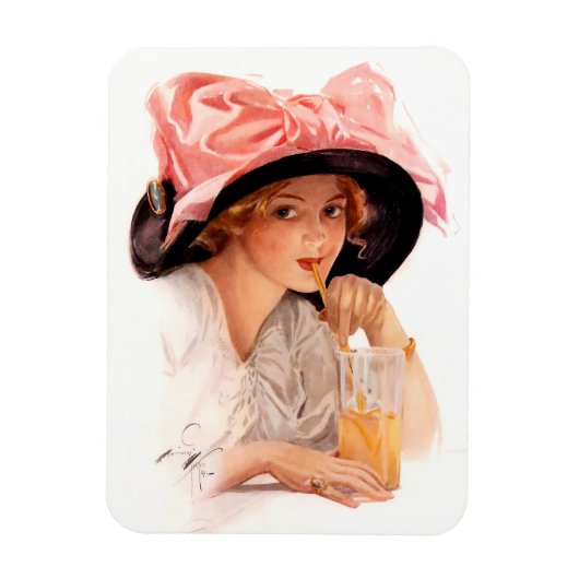 ハリソン・フィッシャー：軽食 マグネット (縦)