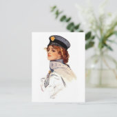 ハリソン・フィッシャー： Maid at Arms ポストカード (スタンド正面)