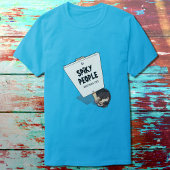 ハリッおもしろいグピケの看板スパイキー人々はハグを必要とする Tシャツ