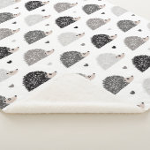 ハリネズミおよびハート シェルパブランケット (3/4)