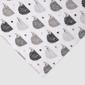 ハリネズミおよびハート 薄葉紙 (詳細)