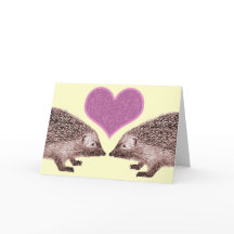 ハリネズミが二匹いたずらしても、私はあなたを愛している