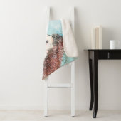 ハリネズミが互いに話し合うイラストレーション シェルパブランケット (インサイチュ)