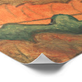 ハリネズミが互いに話し合うイラストレーション ポスター (角)