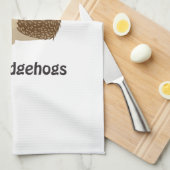 ハリネズミが大好き キッチンタオル (四つ折り)