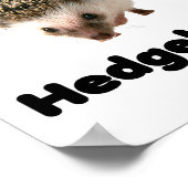 ハリネズミが大好き ポスター (角)