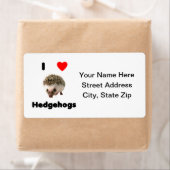 ハリネズミが大好き ラベル (インサイチュ)