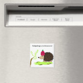 ハリネズミが赤いトーク マグネット (インサイチュ (食洗機))