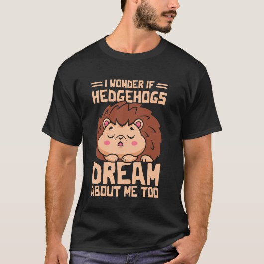ハリネズミって Tシャツ (正面)
