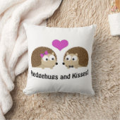 ハリネズミとキスハリネズミの愛 クッション (ブランケット)