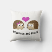 ハリネズミとキスハリネズミの愛 クッション (裏面)