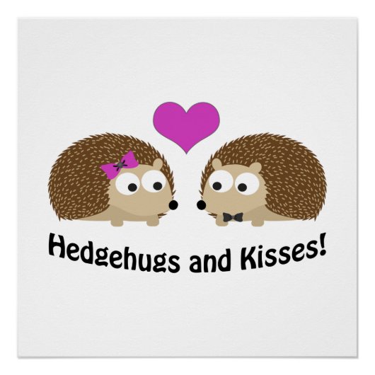 ハリネズミとキスハリネズミの愛 ポスター (正面)