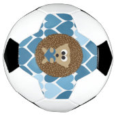 ハリネズミとブルーハート サッカーボール (回転)