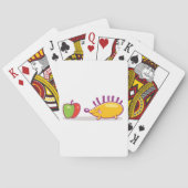 ハリネズミとリンゴ トランプ (裏面)