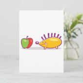 ハリネズミとリンゴ 招待状 (スタンド正面)