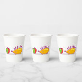 ハリネズミとリンゴ 紙コップ