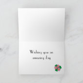 ハリネズミと子マザーズのデイカード カード (内部)