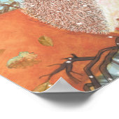 ハリネズミと最初のスノーフレーク ポスター (角)