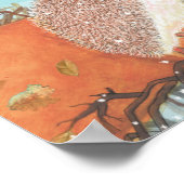 ハリネズミと最初のスノーフレーク ポスター (角)