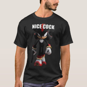 ハリネズミに影を落とす Tシャツ