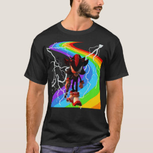 ハリネズミに影を落とす Tシャツ