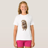 ハリネズミのあったかニットセーター キッズ Tシャツ (正面フル)