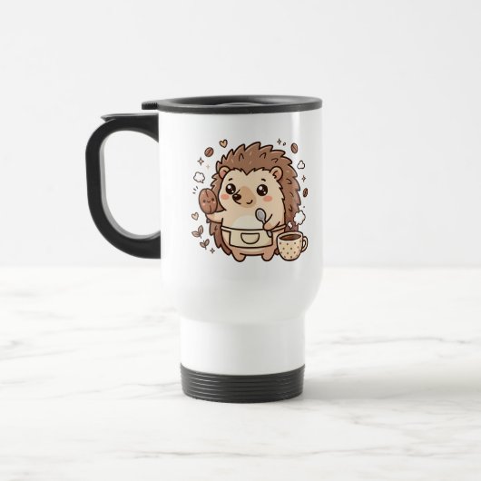 ハリネズミのかわいいターマルマグ トラベルマグ (左)