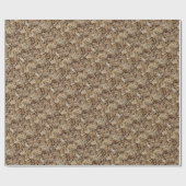 ハリネズミのきのこ ラッピングペーパー (フラット)