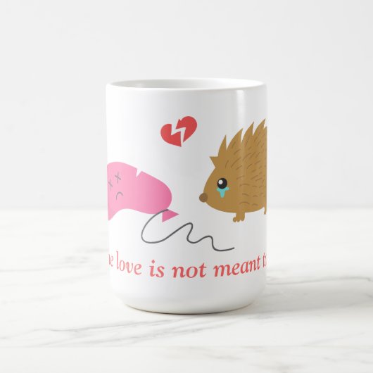 ハリネズミのつれない恋 コーヒーマグカップ (中央)