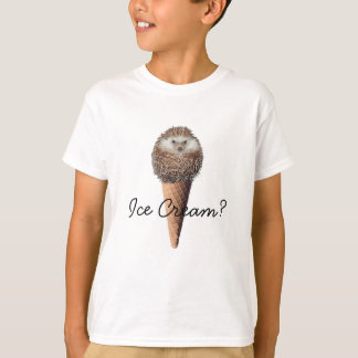 ハリネズミのアイスクリーム Tシャツ