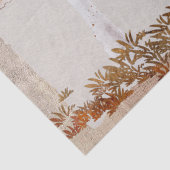 ハリネズミのカタツムリの森のキノコの水色 薄葉紙 (詳細)