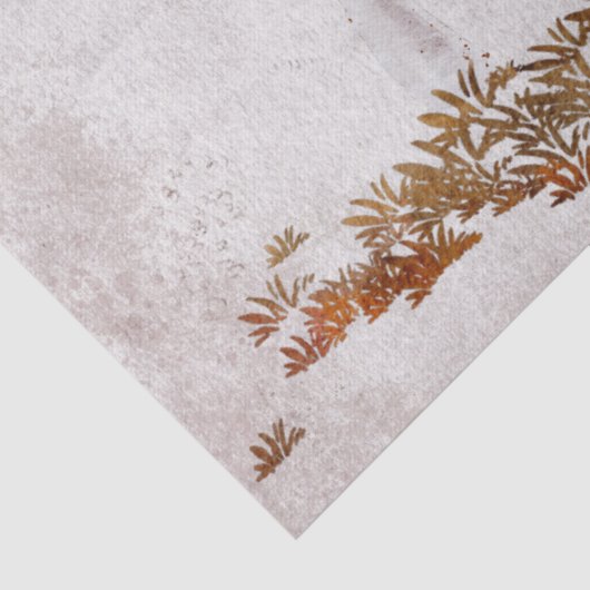 ハリネズミのカタツムリの森のキノコの水色 薄葉紙 (詳細)