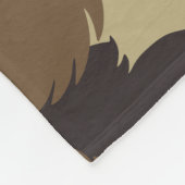 ハリネズミのカムフラージュ フリースブランケット (角)