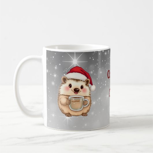 ハリネズミのクリスマスコーヒー コーヒーマグカップ (左)