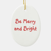 ハリネズミのクリスマスツリー セラミックオーナメント (裏面)