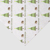 ハリネズミのクリスマス場面 薄葉紙 (詳細)