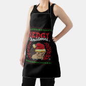 ハリネズミのクリスマス醜いクリスマスクリスマスギフト エプロン (インサイチュ)
