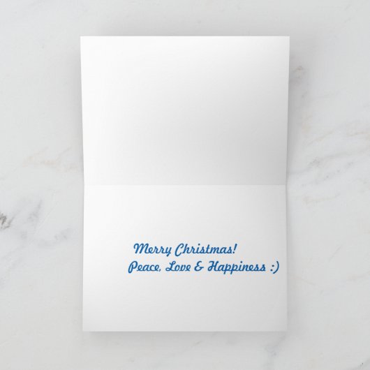 ハリネズミのクリスマス魔法 シーズンカード (内部)