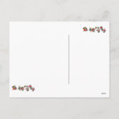 ハリネズミのクリスマス魔法 シーズンポストカード (裏面)