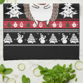ハリネズミのクリスマス キッチンタオル (折り畳み)
