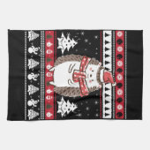 ハリネズミのクリスマス キッチンタオル (横)