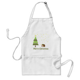 ハリネズミのクリスマス シーン スタンダードエプロン