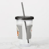 ハリネズミのグラフ アクリルタンブラー (左)