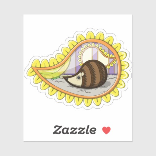 ハリネズミのコンターシールをクリッシー シール (シート)